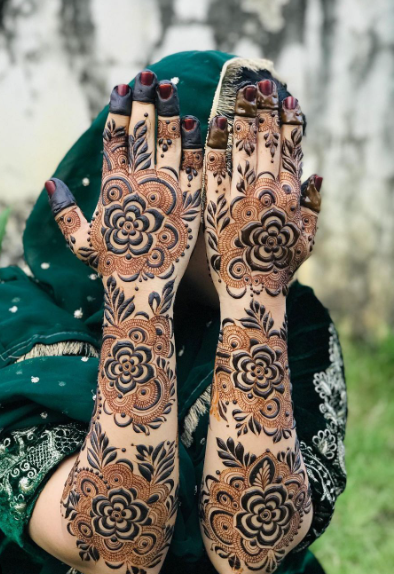 Floral mehendi designs