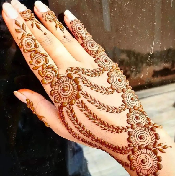 haathphool mehendi designs