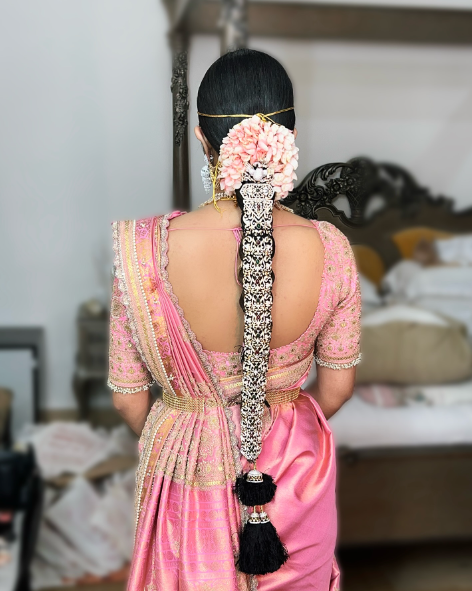 South Indian Braid Bridal Hairstyle