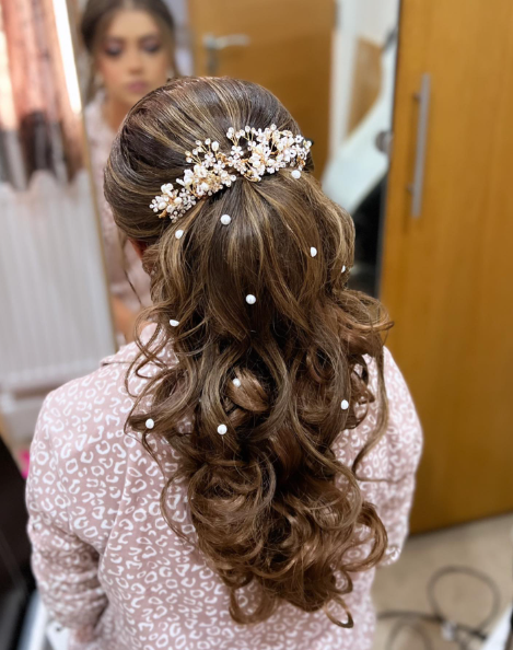 Civil Bridal Hairstyle