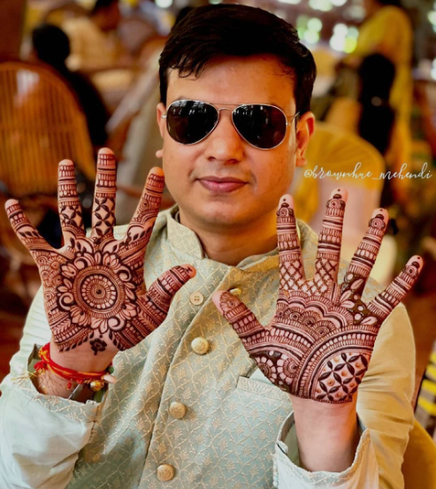 Groom Mehndi designs