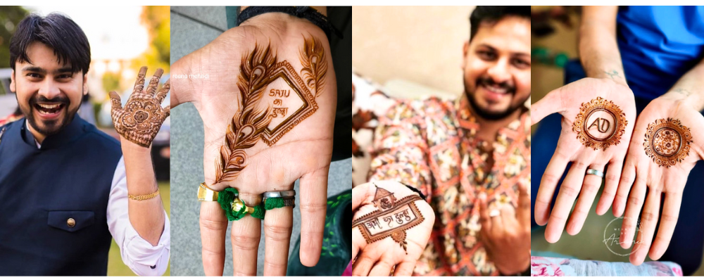 Latest groom mehndi designs