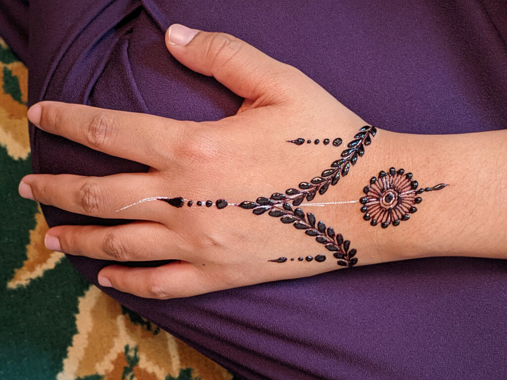 Minimalistic groom mehndi designs